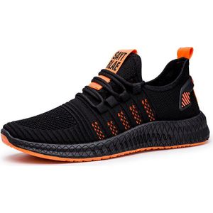 Mannen Schoenen Ademend Lichtgewicht Antislip Lace-Up Comfortabele Heren Casual Schoenen Mesh Mannen Sneakers platte Mode