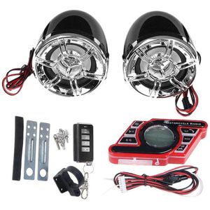 Motorfiets Stereo Speakers Bluetooth MP3 Speler Waterdichte O Systeem Fm O Usb/Tf Voor Motor Scooter Bike Atv Utv