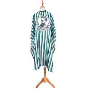 Antistatische Kapper Schort Hair Cut Cape Stof Streep Kleur Afdrukken Patroon Non-stick Haar Comfortabele Kapsalon Kapsel
