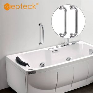 Neoteck 2 Stuks Rvs Grab Bar 30 cm Badkamer Douche Muur Veiligheid Grip Wc Glas Deurklink Handdoeken Rail handdoekenrek