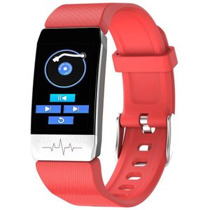 Bakeey T1 Thermometer Temperatuur Meting Ecg Gezondheid Monitor Smartband Run Route Track Muziek Helderheid Controle Smartwatch