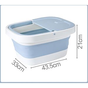 Plastic Opvouwbare Emmer Voetenbad Emmer Badkamer Voet Wastafel Wasserette Emmers Draagbare Vouwen Water Container Grote