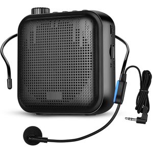 blueskysea - Draagbare Mini Voice Versterker - 12W - Met Microfoon Headset en Tailleband