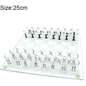 Kleine Borrelglas Schaakspel Drinking Game Set Met Plastic Borrelglaasjes Glas Game Board Dronken Voor Kinderen speelgoed