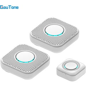 Gautone PJ16 Home Welkom Deurbel 100M Remote Eu Us Plug Led Intelligente Draadloze Deurbel Chime