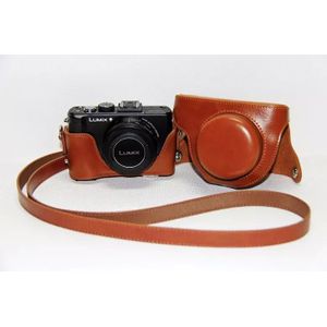 Beschermende Camera Bag Case Cover Protector voor Panasonic Lumix DMC LX5 LX7 LX3 Koffie