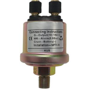 Kus Marine Auto Lcd Naald/Digital 52Mm Olie Druk Gauge Meter 0-5BAR/0-10 Bar Voor boot Auto Rood/Geel Backlight Beschikbaar