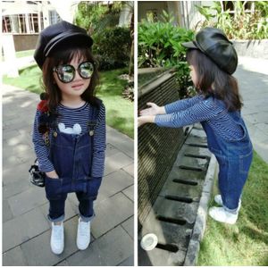 Kids Denim Overalls Broek Lente Rits Overalls Meisje Pocket Jumpsuit Kinderen Jongens Broek Kinderen Jeans