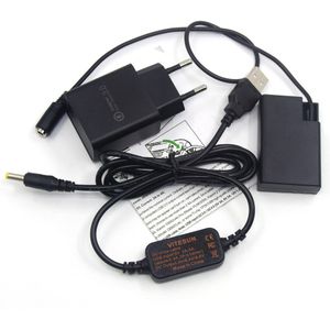 Power Bank Usb Kabel + D-LI109 Dummy Batterij D-DC128 Dc Coupler + Quick Lader Voor Pentax K-70 K-50 K-30 K-R k-2 K-S1 K-S2 Camera