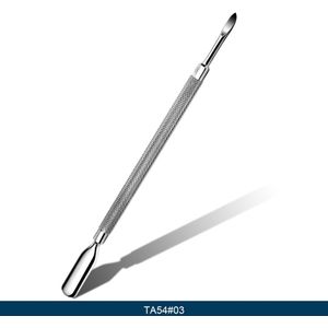 Manicure Pusher Roestvrij Staal Duwen Skin Voor Nagels Cuticle Pusher Frees Voor Manicure Nail Behandelingen Nail Gereedschap
