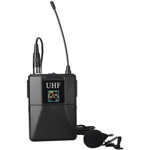 Microfoon Professionele UHF Draadloze Microfoon Systeem Lavalier Revers Microfoon Ontvanger + Zender voor Camcorder Recorder Microfoon