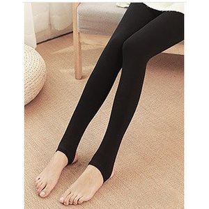 Winter Broek Vrouwen Voor 5-15 Outdoor Thuis Yoga Leisure Golf Warm Pants Soft Stretch Slim Fleece Stap Broek sokken Kous