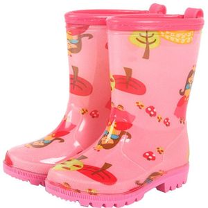 Kinderen Print Regen Laarzen PVC Regen Laarzen Waterdicht antislip Student Regen Schoenen Uitje regen laarzen op een bewolkte dag