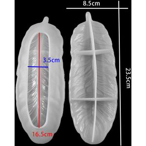 Angel Wing Opbergvak Siliconen Mallen Veer Schotel Plaat Uv Epoxyhars Mal Voor Diy Art Carfts Sieraden Maken Hars mold