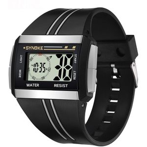 Synoke Outdoor Sport Horloges Mens Relogio Masculino Led Digitale Horloges Waterdicht Klok Mannen Mannelijke Multifunctionele Horloge