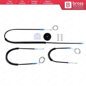 Bross Auto-onderdelen BWR1054 Elektrische Ruitbediening Regulator Reparatie Kit Linksvoor Deur Voor Renault Kangoo MK2 -Op top Winkel