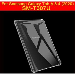 Cover Voor Samsung Galaxy Tab Een 8.0 8.4 T380 T290 P200 T307 Tablet Case Tpu Silicon Transparant Slim Airbag cover Anti-Fall