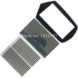 10 Stks/partij A61 Lcd-scherm Flexibele Kabel + Glas Cover Voor 10 Stks/partij Auto Alarm Starline A61 Lcd Afstandsbediening sleutelhanger Strepen