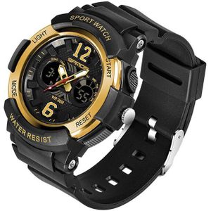 SANDA Goud Wit Sport Vrouwen Horloges Mode LED Digitale Dames quartz Horloge Vrouwen montre homme Relogio Feminino dourado