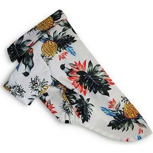 100% Katoen Hond Hawaiian Shirt Chihuahua Kleding XXS Koreaanse Ananas Gedrukt Strand Zomer Dwergpinscher Kleding E