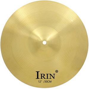 Irin 12 Inch Drum Cimbaal Messing Rit Hi-Hat Crash Drums Bekkens Drums Onderdelen Voor Percussie Drum Messing Musical instrumenten Onderdelen