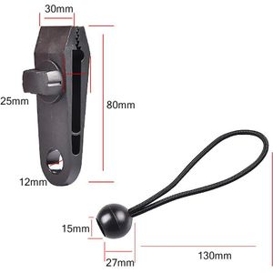 1/5/10 Stuks Tent Clip Heavy Duty Luifel Luifel Klem Zeildoek Elastische Naaien Bal Band Bungee Set voor Outdoor Camping Benodigdheden