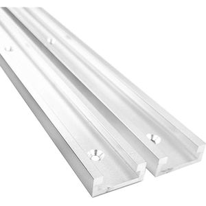 Aluminium T-Track Slot Mijter Track Jig Armatuur Zag Tafel Chute Voor Router Tafel Bandsaws Houtbewerking Diy Gereedschap type-30