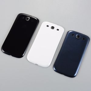 Voor Samsung Galaxy S3 i9300 i9305 9300i 9308i Behuizing Batterij Back Cover Zwart Blauw Wit