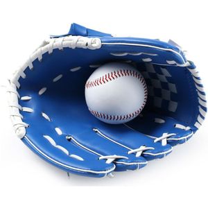 10.5/11.5/12.5 Inch Pvc Lederen Honkbal Handschoen Outdoor Sport Accessoires Linkerhand Bruin/Zwart/Blauw softbal Bescherming Unisex