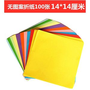Kleur Kartonnen 10 Kleur Vierkante Origami Papier Gesneden Briefpapier Multifunctioneel