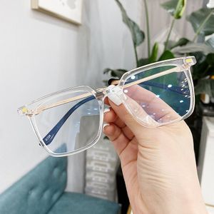 Vwktuun Brilmontuur Vierkante Bril Frames Voor Vrouwen Mannen Metalen Frame Bijziendheid Brilmonturen Anti Blue Ray Computer Bril