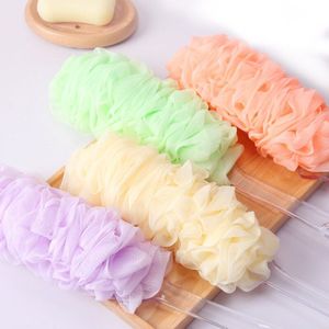 Vehhe 5 Kleuren Populaire Lange Steel Plastic Bad Borstel Spons Voor Badkamer Terug Body Bad Douche Spong douche Borstel