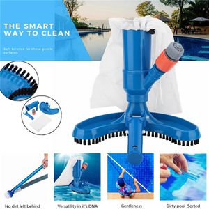 Abs Draagbare Zwembad Stofzuigers Mini Jet Onderwater Cleaner Outdoor Bad Accessoires Cleaning Tools Blauw