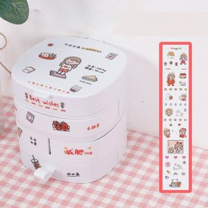 Vier-Layer Roterende Sieraden Opbergdoos Thuis Kleine Oorbel Haarband Plastic Container Desktop Rommel Stofdicht Lade doos