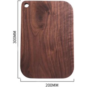 Zwarte Walnoot Hele Hout Keuken Massief Houten Onderstam Lacquerless Fruit Snijplank Met Houten Snijplank Snijplank