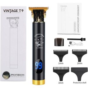 T9 Tondeuse Elektrische Tondeuse Cordless Scheerapparaat Baard Trimmer Voor Mannen Kapper Snijmachine Scheerapparaat