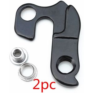 2 Pc Fiets Derailleurhanger Road Mtb Cycle Legering Gear Hangers Dropouts Voor Dartmoor Jamis Schwinn Scott Fietsen