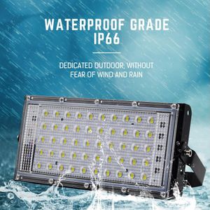 Led Overstroming Licht 50W Outdoor Muur Reflector Lamp Straat Tuin Schijnwerper Waterdichte Ip65 Spotlight Verlichting AC220V Rgb Floodligt