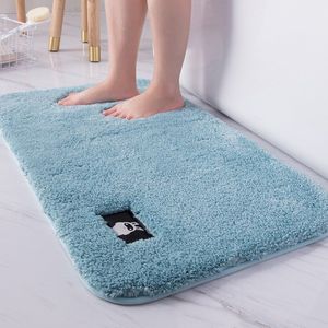 Hoge Haar Verdikking Badkamer Wc Absorberende Vloermat Slaapkamer Entree Antislip Voet Mat Pluche Tapijt