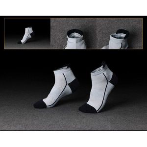 Sport Mannen Sokken Basketbal Running Bescherming Enkel Demping Shock Ademend Hoge Prestaties Katoen Anti-Slip Outdoor Sokken