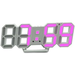 3D Led Digitale Klok Alarm Horloge Usb Lading Elektronische Digitale Klokken Muur Horloge Woondecoratie Kantoor Tafel Bureauklok