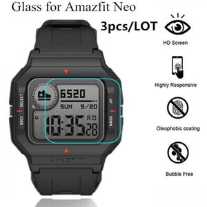 3 Pack Voor Huami Amazfit Neo Screen Protector Gehard Glas Screen Protector 9H Smartwatch Beschermende Glas