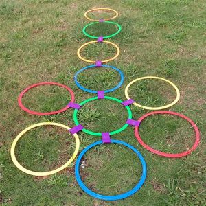 Kinderen Rooster Jump Ring Set Game Speelgoed Met 10 Hoops 10 Connectors Outdoor Tuin Park Spelen Fitnessapparatuur Sport speelgoed