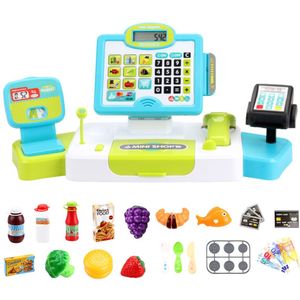 Elektronische Supermarkt Kassa Kits Kids Toy Gesimuleerde Kassa Rol Pretend Play Kassier Winkelen Speelgoed