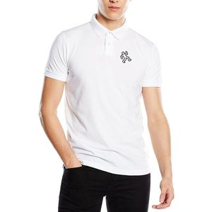 NOISYDESIGNS Polo Shirts Mannen Prints Korte Mouw Zwart Trun-over Kraag Mannelijke Business Top Polo Para Hombre camisa