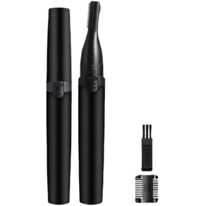 Elektrische Wenkbrauw Trimmer Razor Brow Vormgeven Draagbare Scheren Met Duals Cutter Hoofd Wasbare Tondeuse Scheermes Gereedschap