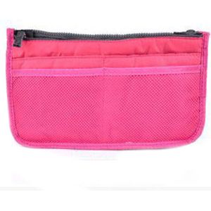 Draagbare Multifunctionele Dual Rits Opslag Cosmetische Organizer Holder Make Organizer Rangement Maquillage Make-Up Doos