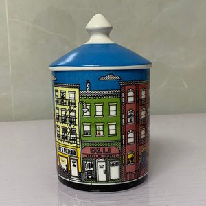 Neuschwanstein Castle Kandelaar Kaarsen Jar Retro Opslag Bin Keramische Caft Woondecoratie Jewerlly Opbergdoos