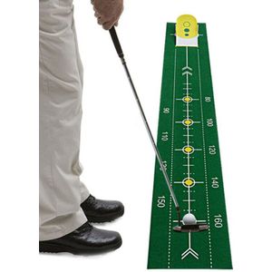 Draagbare Roll Up Nauwkeurige Golf Club Putt Trainer Putting Green Mat Simulator Indoor Outdoor Training Aid Apparatuur