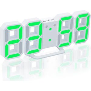 Moderne Digitale LED Tafel Klok Kleurrijke Horloges 24 of 12-Uur Display Alarm Snooze Wekker Voor Home Kamer decorNew Qgnv